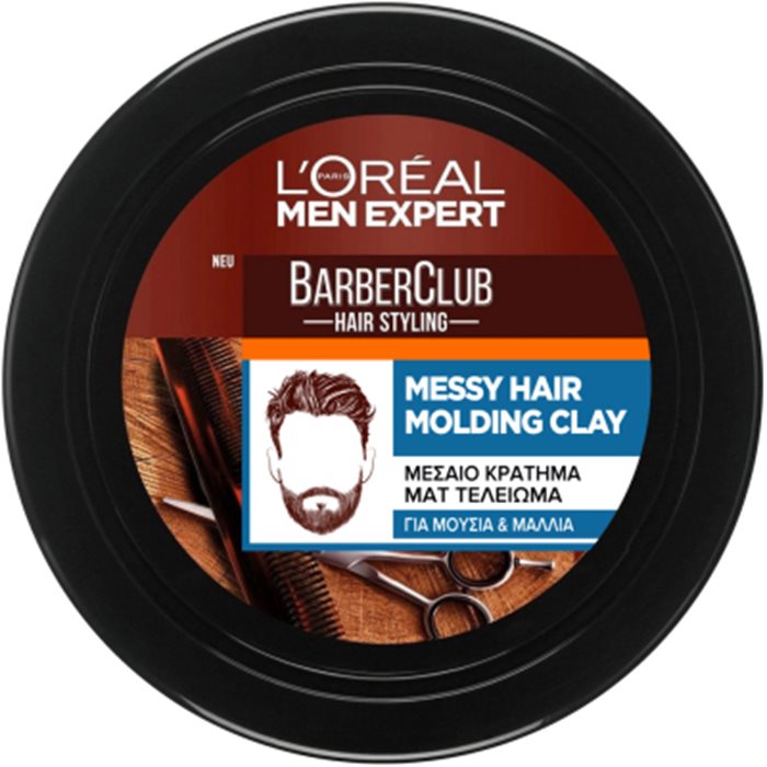 L'Oreal Haircare Men Expert Barber Messy Hair Clay 75ml