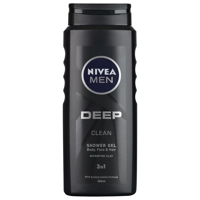 Nivea Men Deep Clean Shower Gel 500ml