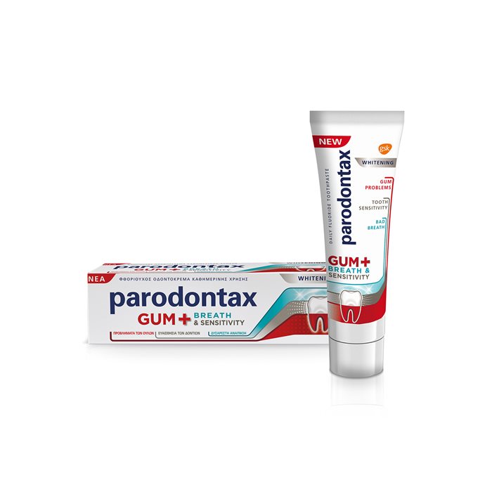 Parodontax Gum+ Breath & Sensitivity Whitening 75ml