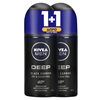 Nivea Men Deep Dry & Clean Roll-On 50ml 1+1