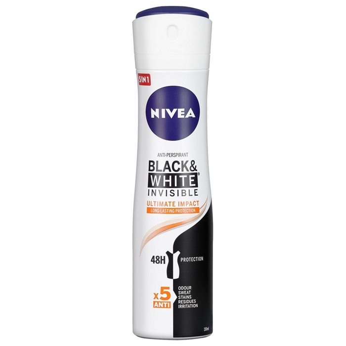 Nivea Men Black & White Power Invisible Spray 150ml