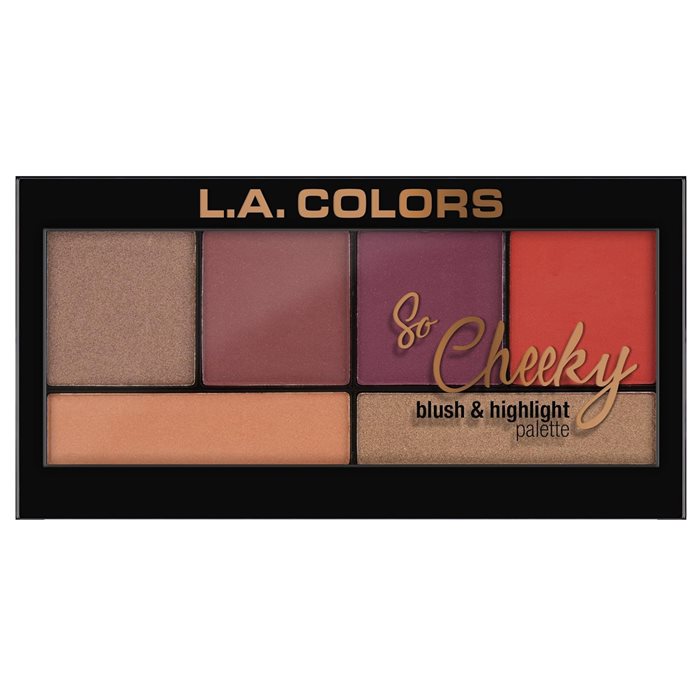 L.A. Colors Highlight Blush So Cheeky Blush, Hote and Spicy